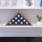 Flash Furniture Weathered Display Case for 9.5 x 5 Veteran Flag HFMHD-GDIS-CRE8-702315-GG - alternate 1
